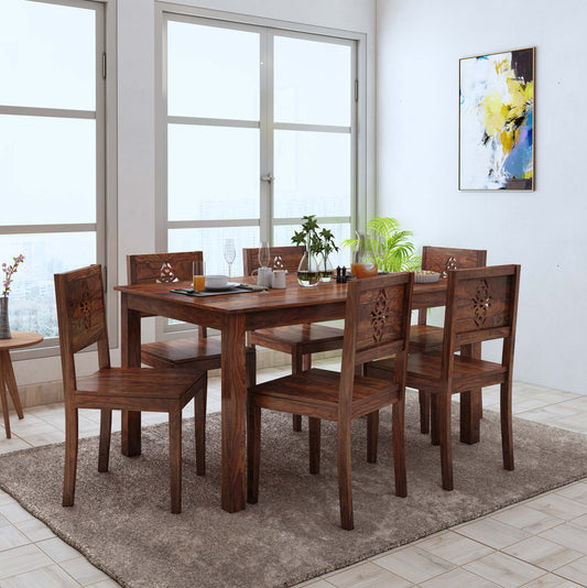 Cameron 6 Seater Dining Set-Teak